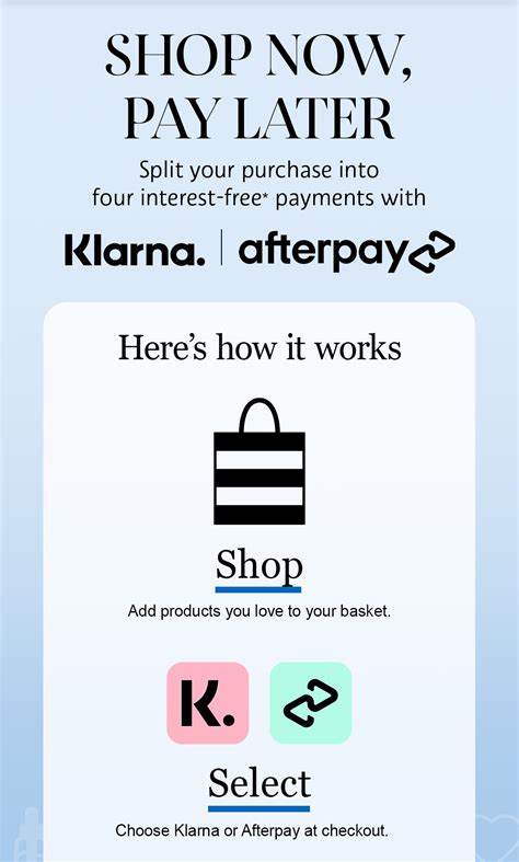 does selfridges accept klarna.